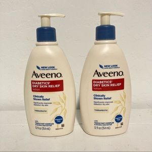 (2) AVEENO Skin Relief Diabetic Dry Skin Lotion